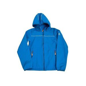 Kamik Blue Hooded Jacket With Zip Pockets & Reflective Details Size 12 Youth
